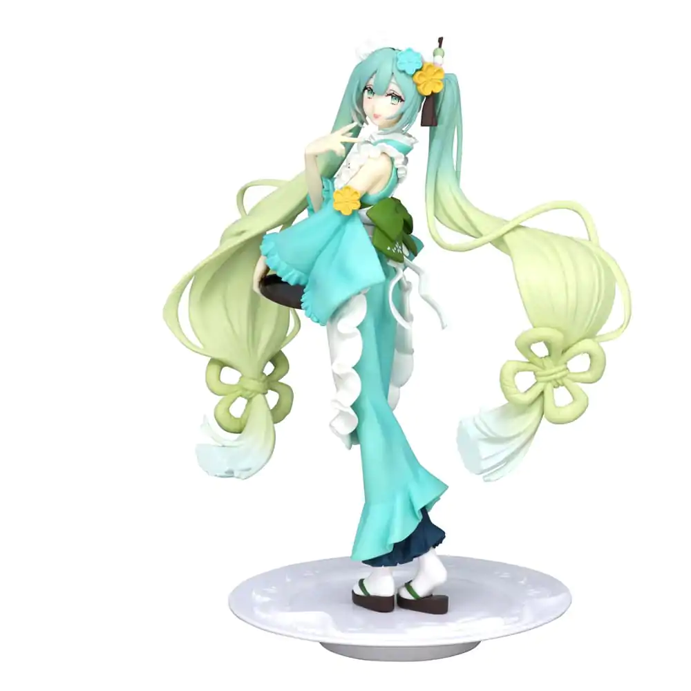 Hatsune Miku Exceed Creative PVC Kip Matcha Green Tea Parfait Mint Ver. 21 cm fotografija izdelka