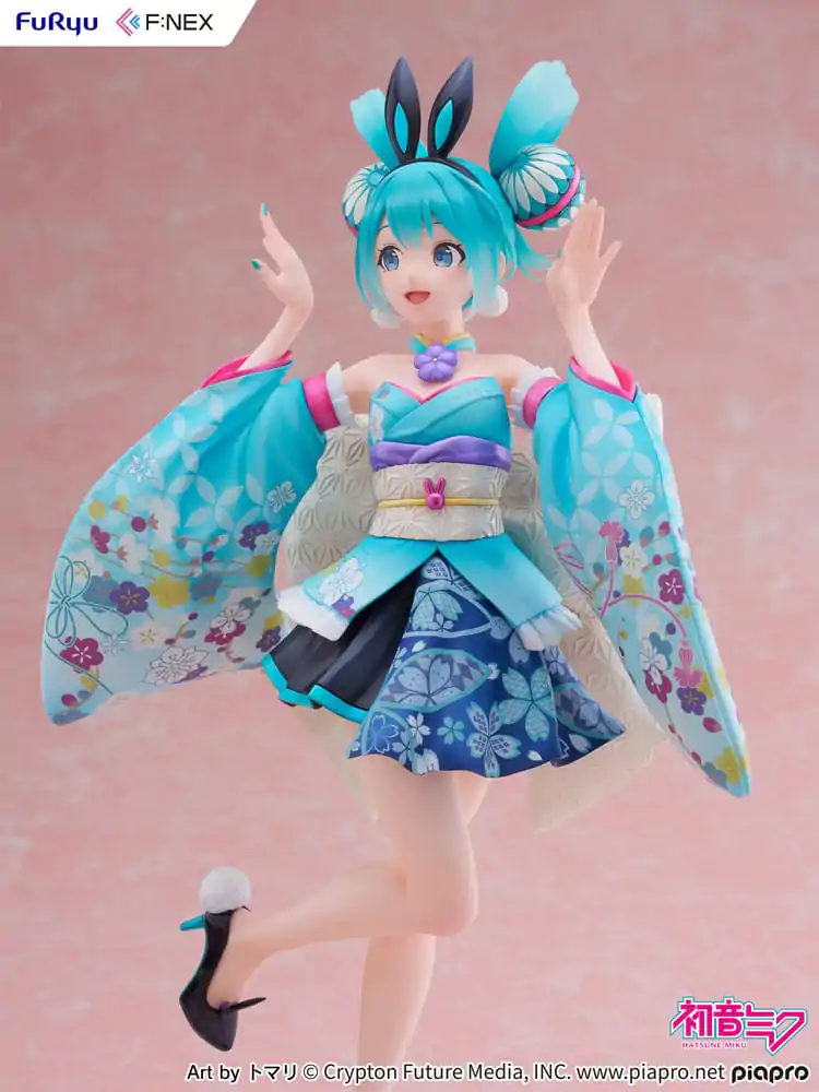 Hatsune Miku F:NEX PVC Kip 1/7 Hatsune Miku Wa-bunny 27 cm fotografija izdelka