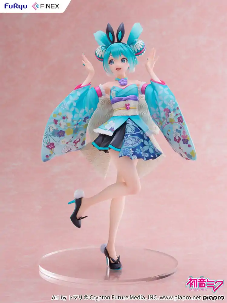 Hatsune Miku F:NEX PVC Kip 1/7 Hatsune Miku Wa-bunny 27 cm fotografija izdelka