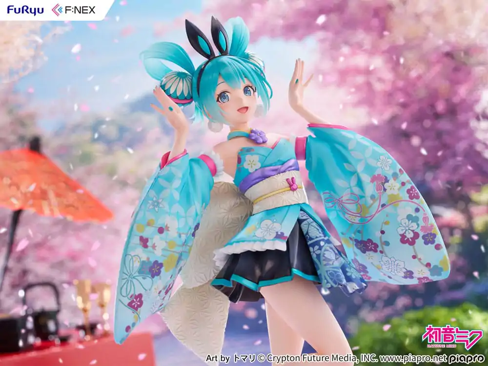 Hatsune Miku F:NEX PVC Kip 1/7 Hatsune Miku Wa-bunny 27 cm fotografija izdelka