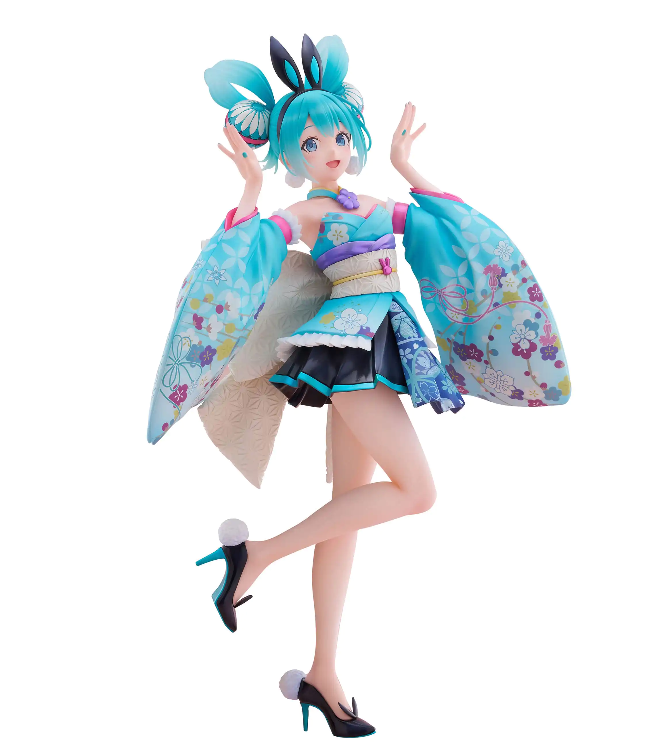 Hatsune Miku F:NEX PVC Kip 1/7 Hatsune Miku Wa-bunny 27 cm fotografija izdelka