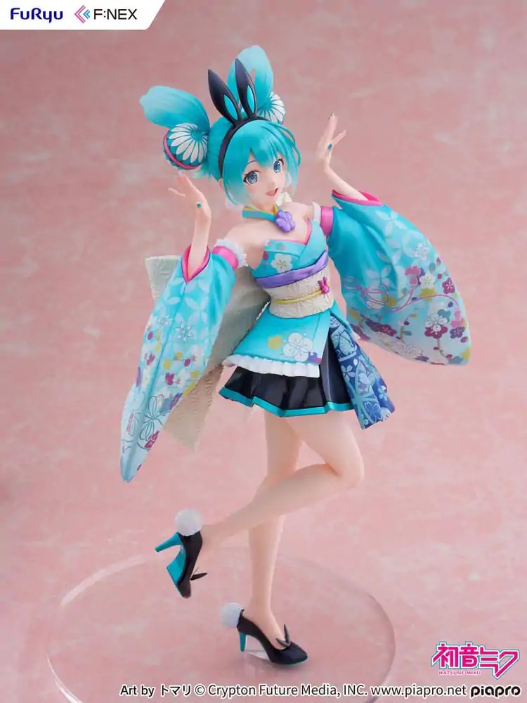 Hatsune Miku F:NEX PVC Kip 1/7 Hatsune Miku Wa-bunny 27 cm fotografija izdelka