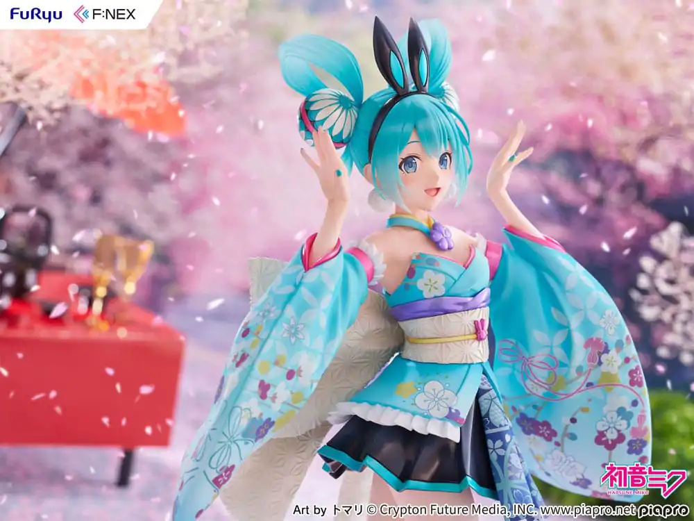 Hatsune Miku F:NEX PVC Kip 1/7 Hatsune Miku Wa-bunny 27 cm fotografija izdelka