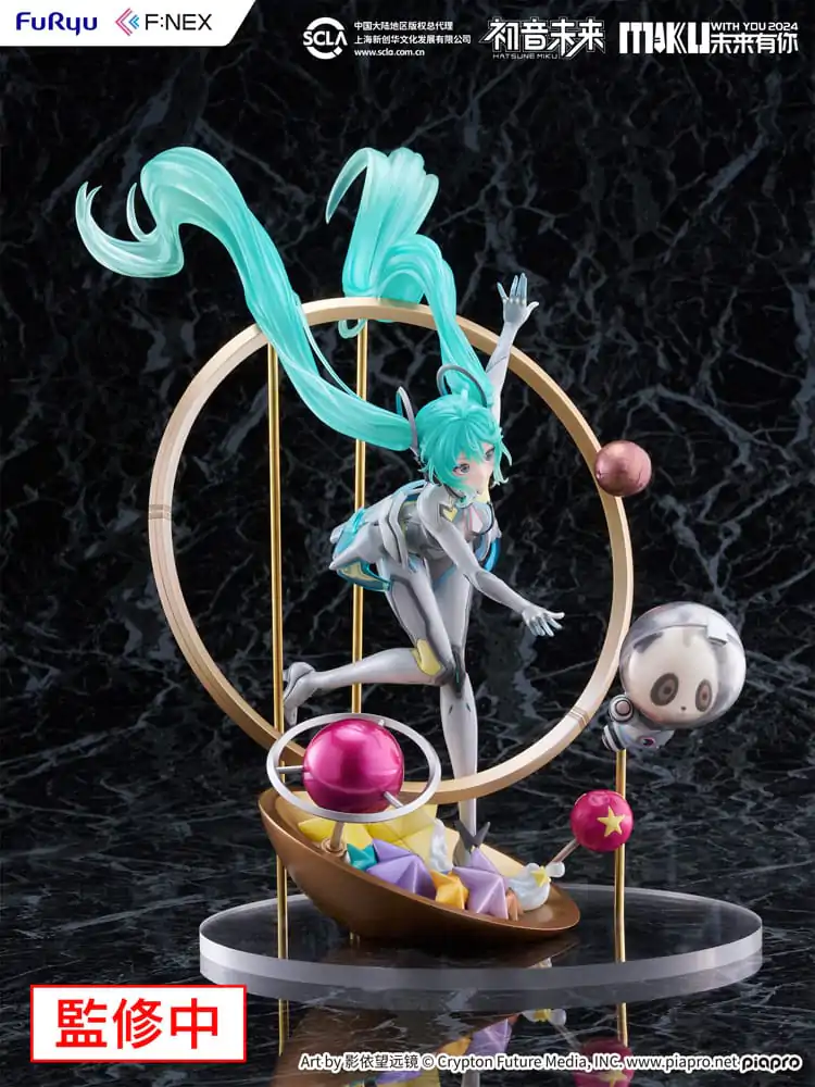 Hatsune Miku F:NEX PVC kip 1/7 Miku with You 2024 Ver. 29 cm fotografija izdelka