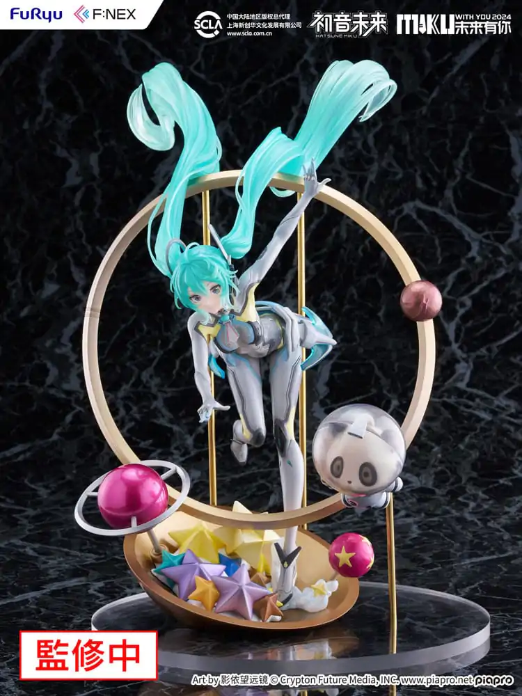 Hatsune Miku F:NEX PVC kip 1/7 Miku with You 2024 Ver. 29 cm fotografija izdelka