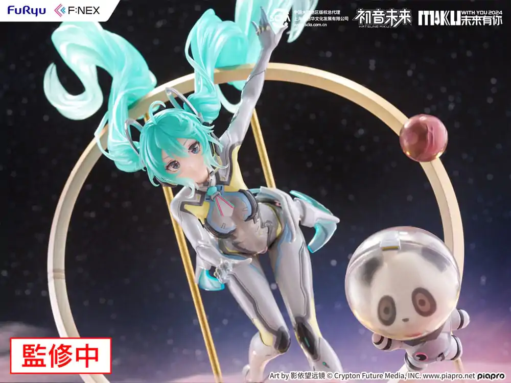 Hatsune Miku F:NEX PVC kip 1/7 Miku with You 2024 Ver. 29 cm fotografija izdelka