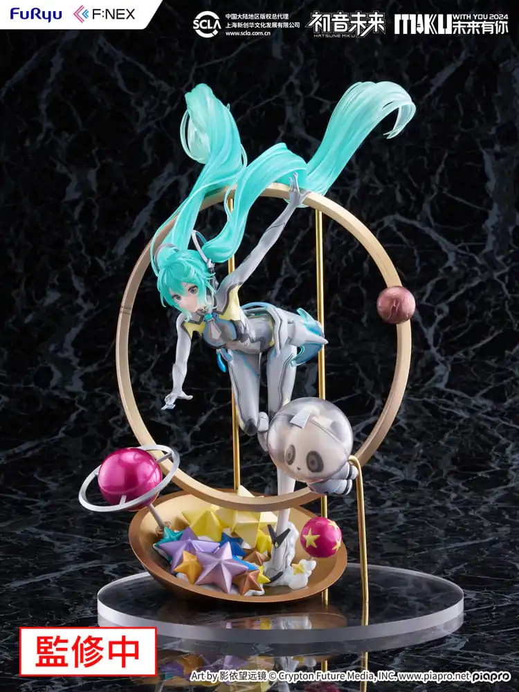 Hatsune Miku F:NEX PVC kip 1/7 Miku with You 2024 Ver. 29 cm fotografija izdelka