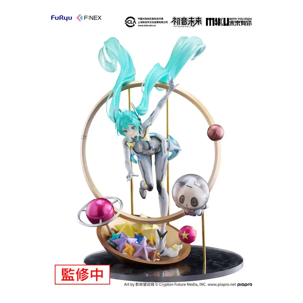 Hatsune Miku F:NEX PVC kip 1/7 Miku with You 2024 Ver. 29 cm fotografija izdelka