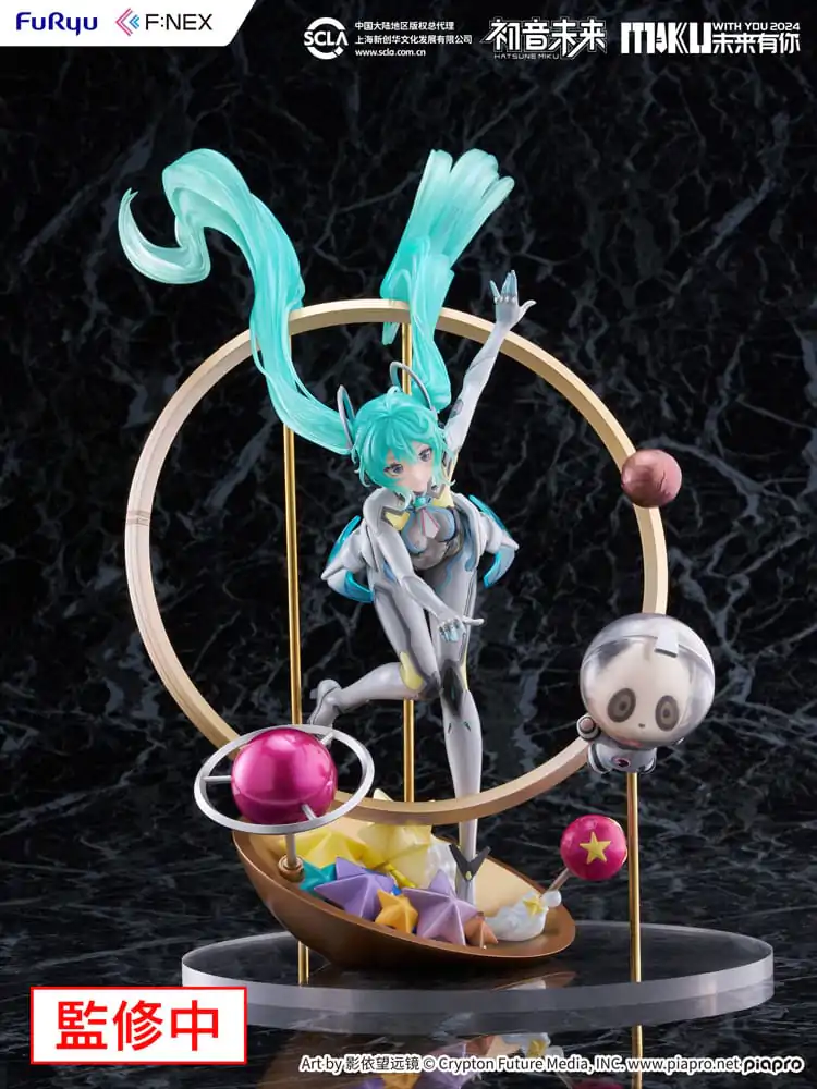 Hatsune Miku F:NEX PVC kip 1/7 Miku with You 2024 Ver. 29 cm fotografija izdelka