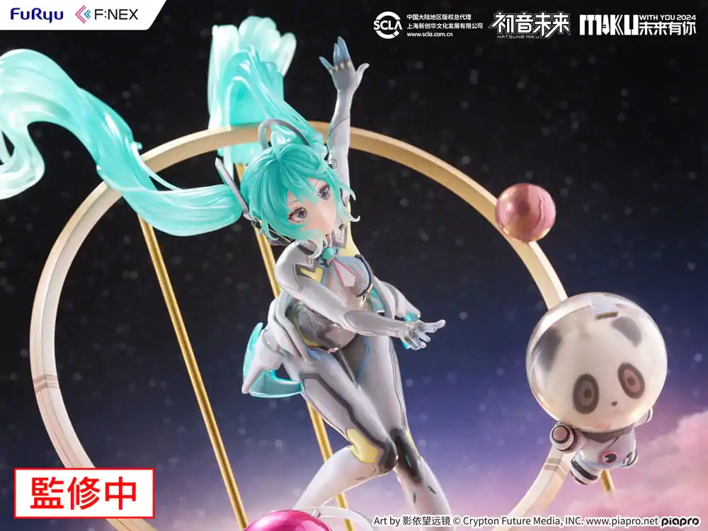 Hatsune Miku F:NEX PVC kip 1/7 Miku with You 2024 Ver. 29 cm fotografija izdelka