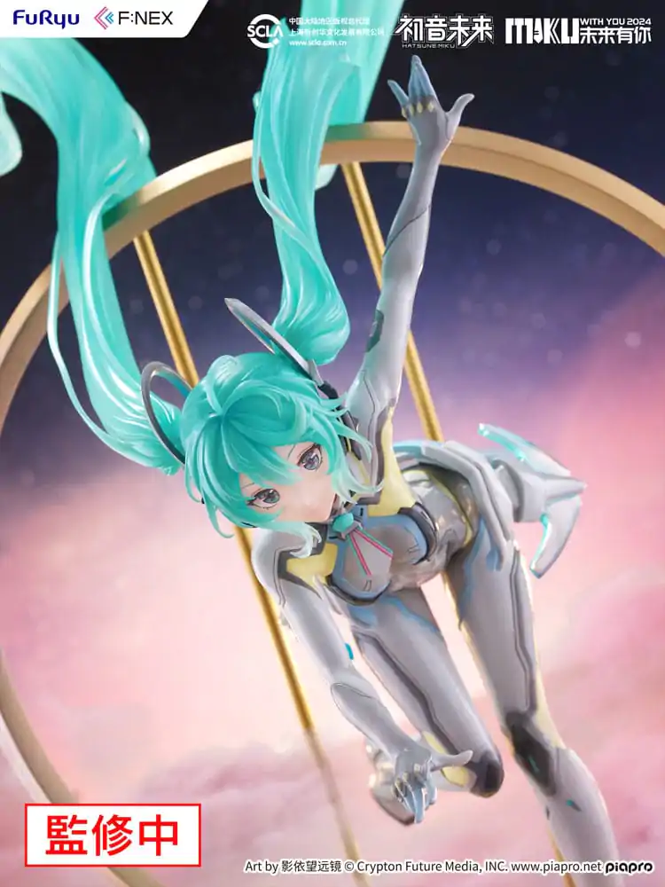 Hatsune Miku F:NEX PVC kip 1/7 Miku with You 2024 Ver. 29 cm fotografija izdelka