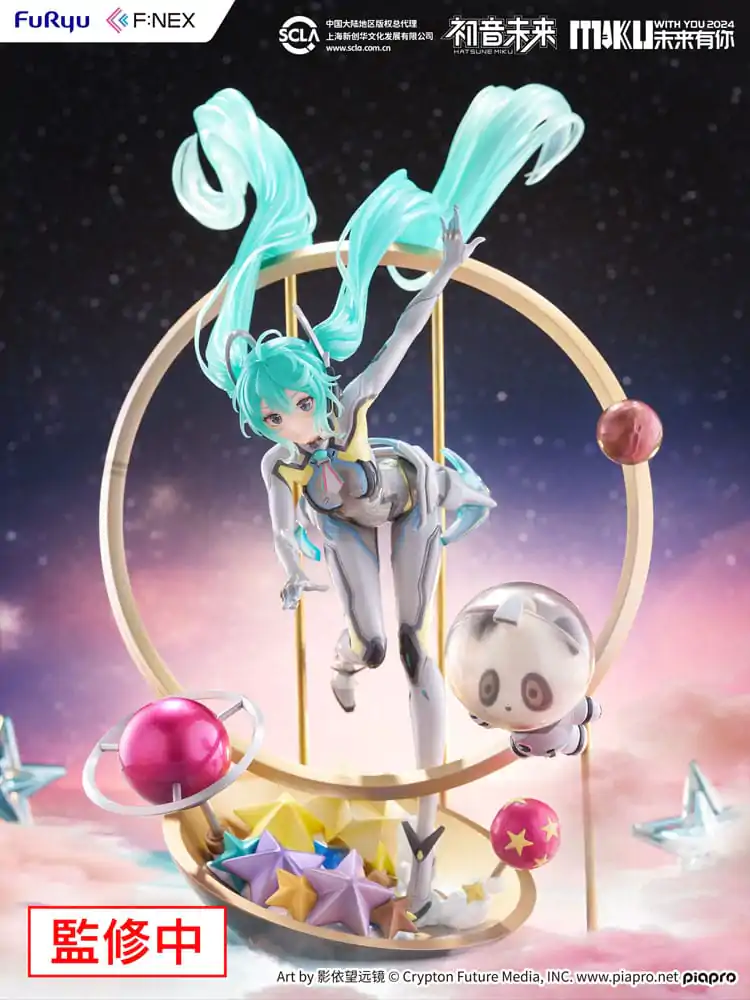 Hatsune Miku F:NEX PVC kip 1/7 Miku with You 2024 Ver. 29 cm fotografija izdelka