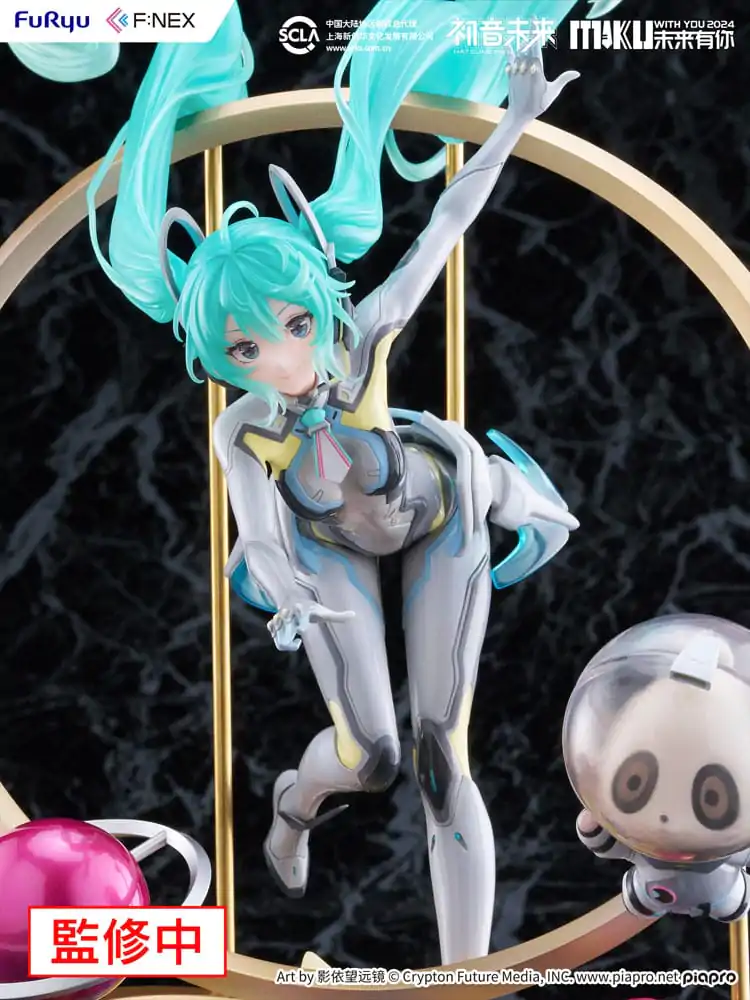 Hatsune Miku F:NEX PVC kip 1/7 Miku with You 2024 Ver. 29 cm fotografija izdelka