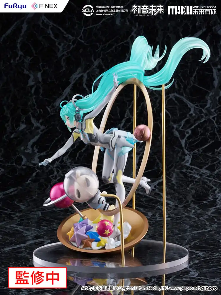 Hatsune Miku F:NEX PVC kip 1/7 Miku with You 2024 Ver. 29 cm fotografija izdelka