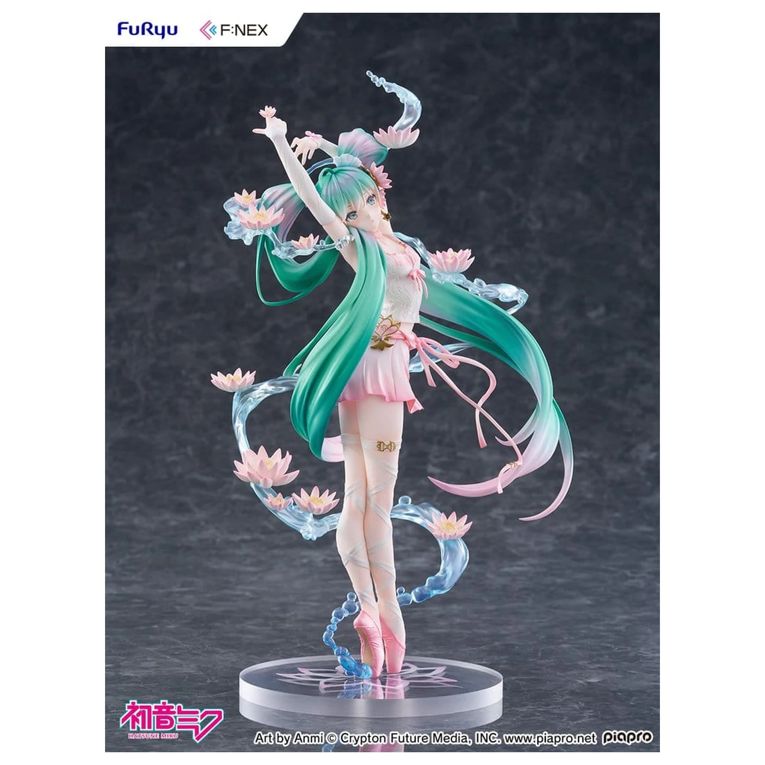 Hatsune Miku F:NEX PVC kip 1/7 Water lily Ver. 27 cm fotografija izdelka