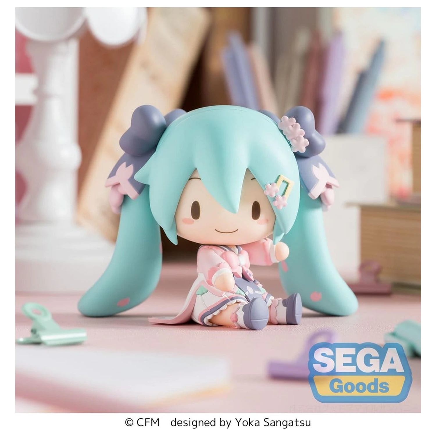 Hatsune Miku fuwa petit Chibi figurica "New Semester" 8 cm fotografija izdelka