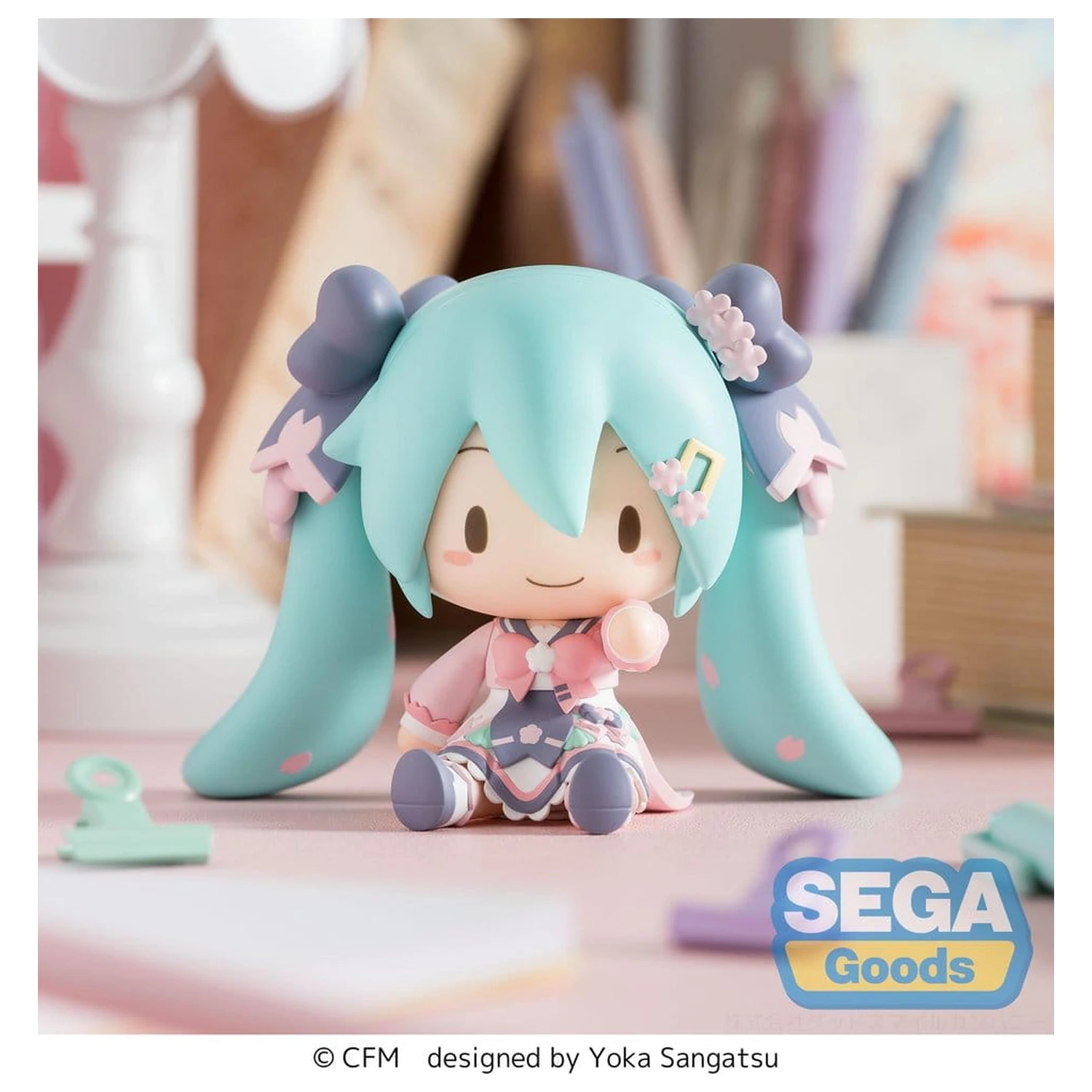 Hatsune Miku fuwa petit Chibi figurica "New Semester" 8 cm fotografija izdelka