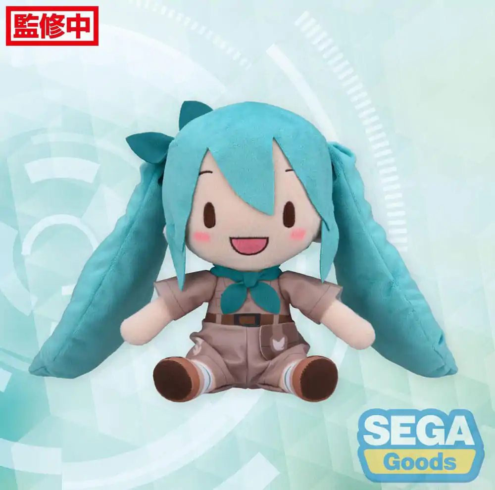 Hatsune Miku Fuwa Petit Plišasta Figura Hatsune Miku Going Out Series Zoo Ver. M 22 cm fotografija izdelka