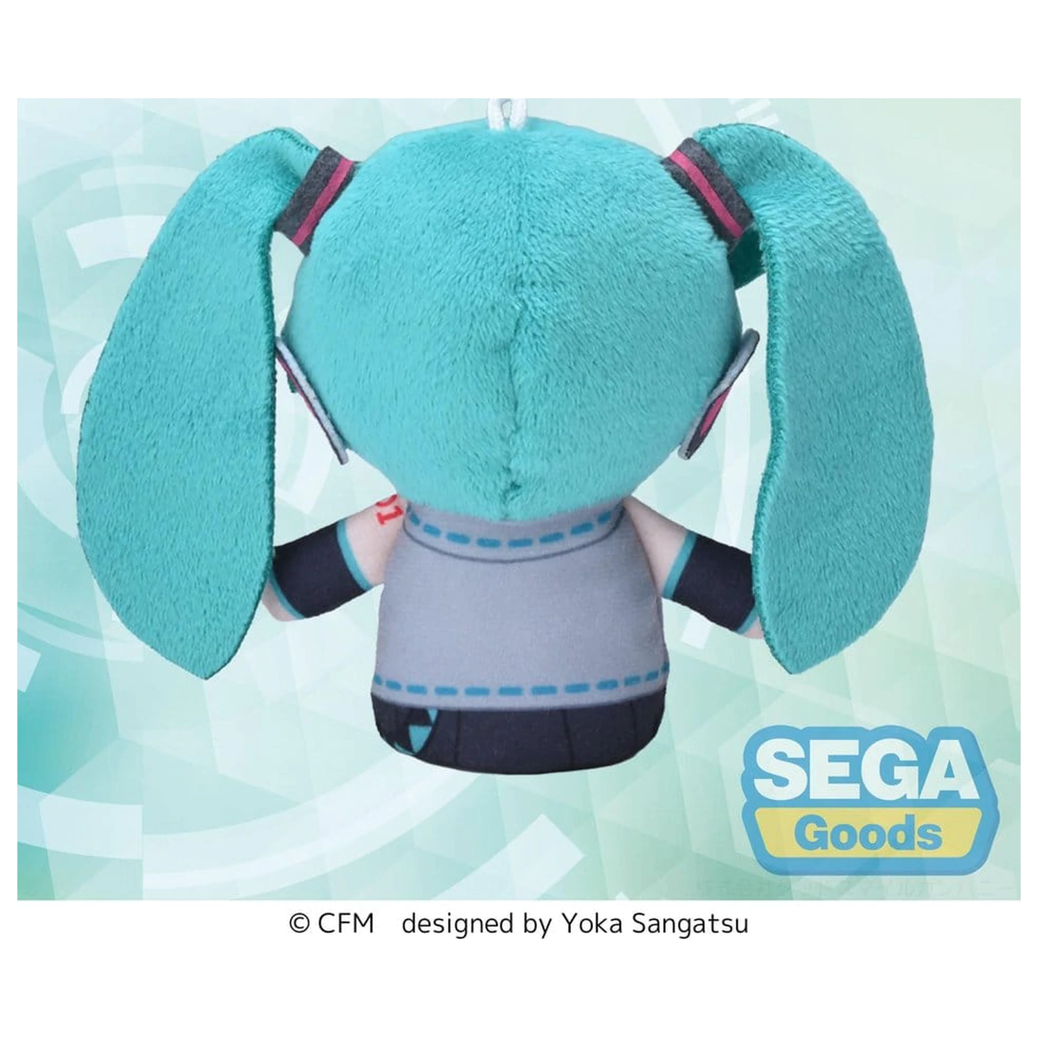 Hatsune Miku Fuwa Petit mehak plišasti lik prstna maskota 10 cm fotografija izdelka