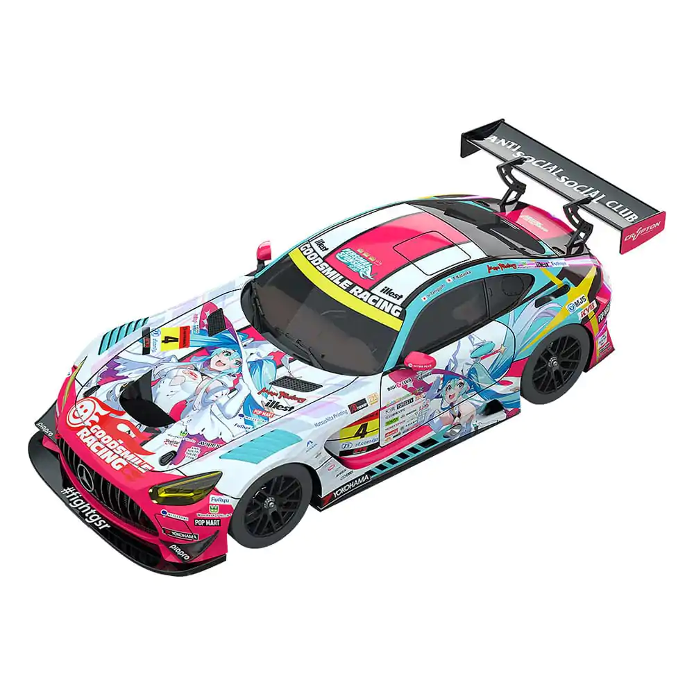 Hatsune Miku GT Project Vehicle 1/18 Hatsune Miku AMG 2024 Season Opening Ver. 26 cm fotografija izdelka