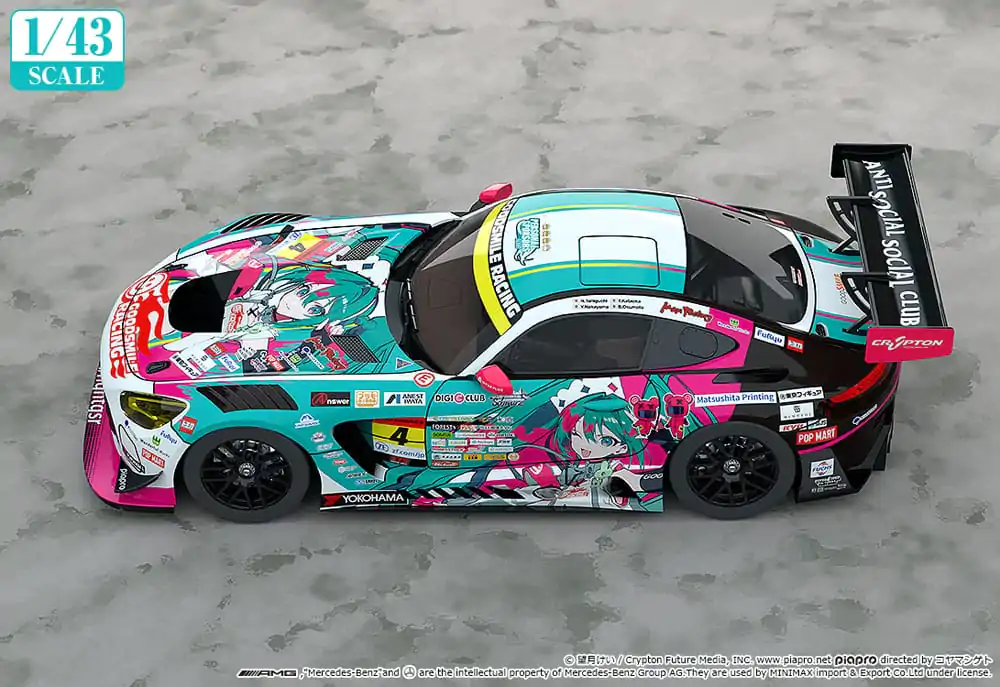 Hatsune Miku GT Project Vozilo 1/43 Hatsune Miku AMG 2025 Season Opening Ver. 11 cm fotografija izdelka