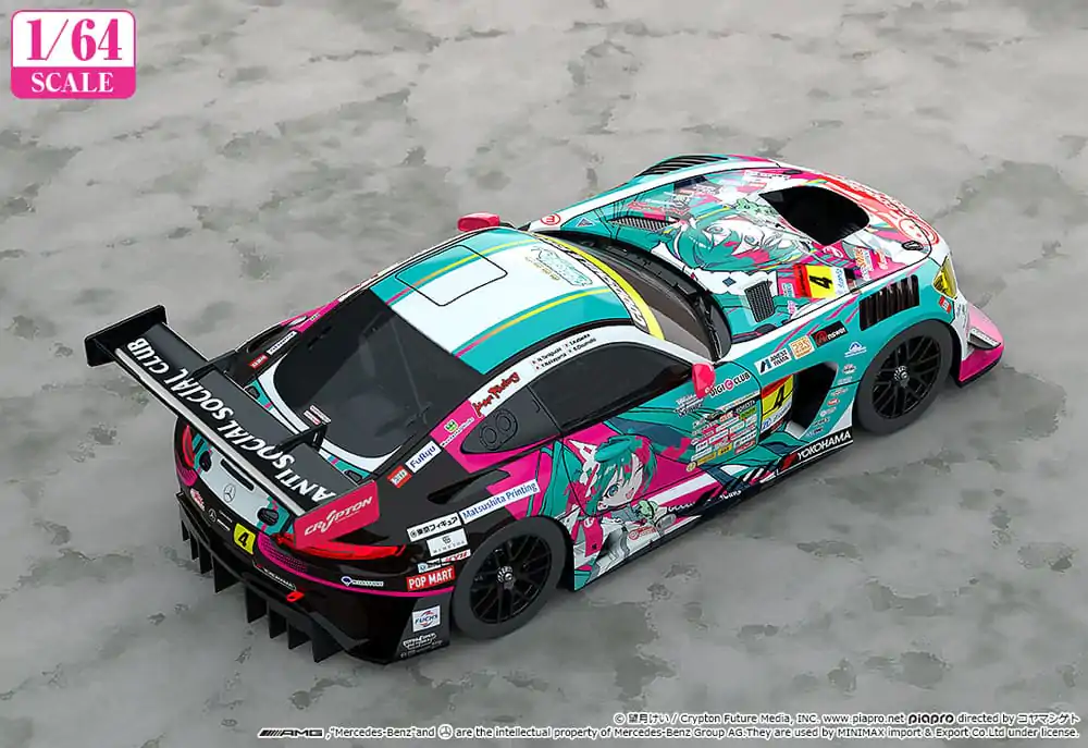 Hatsune Miku GT Project Vozilo 1/64 Hatsune Miku AMG 2025 Season Opening Ver. 7 cm fotografija izdelka