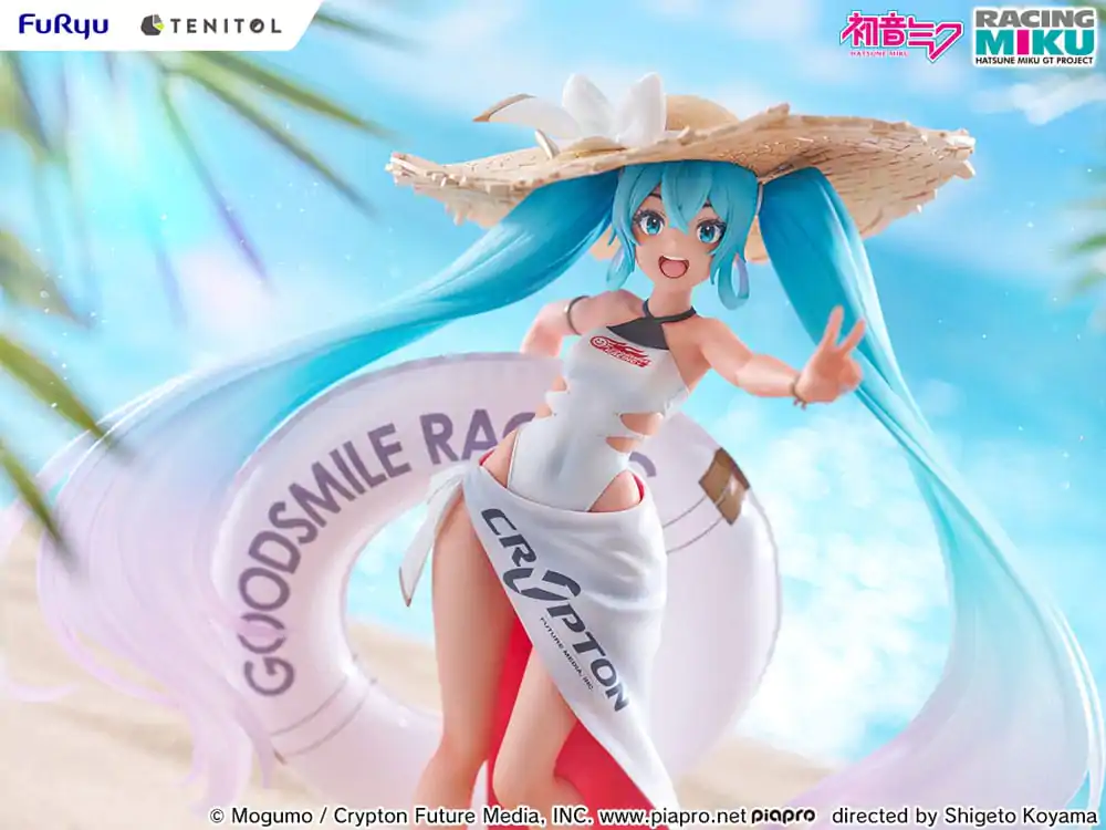 Hatsune Miku GT Project PVC Kip 1/7 Racing Miku 2024: Tropical Ver. 21 cm fotografija izdelka