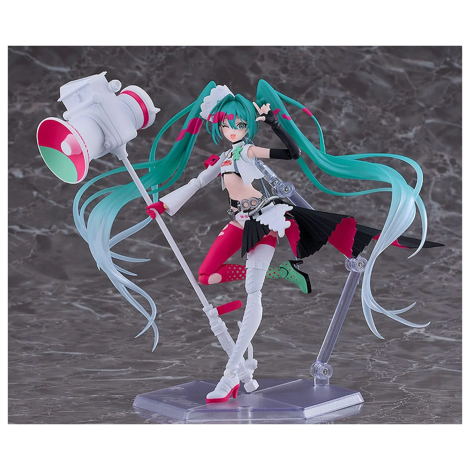 Hatsune Miku GT Project Figma akcijska figura Racing Miku 2025 Ver. 16 cm fotografija izdelka
