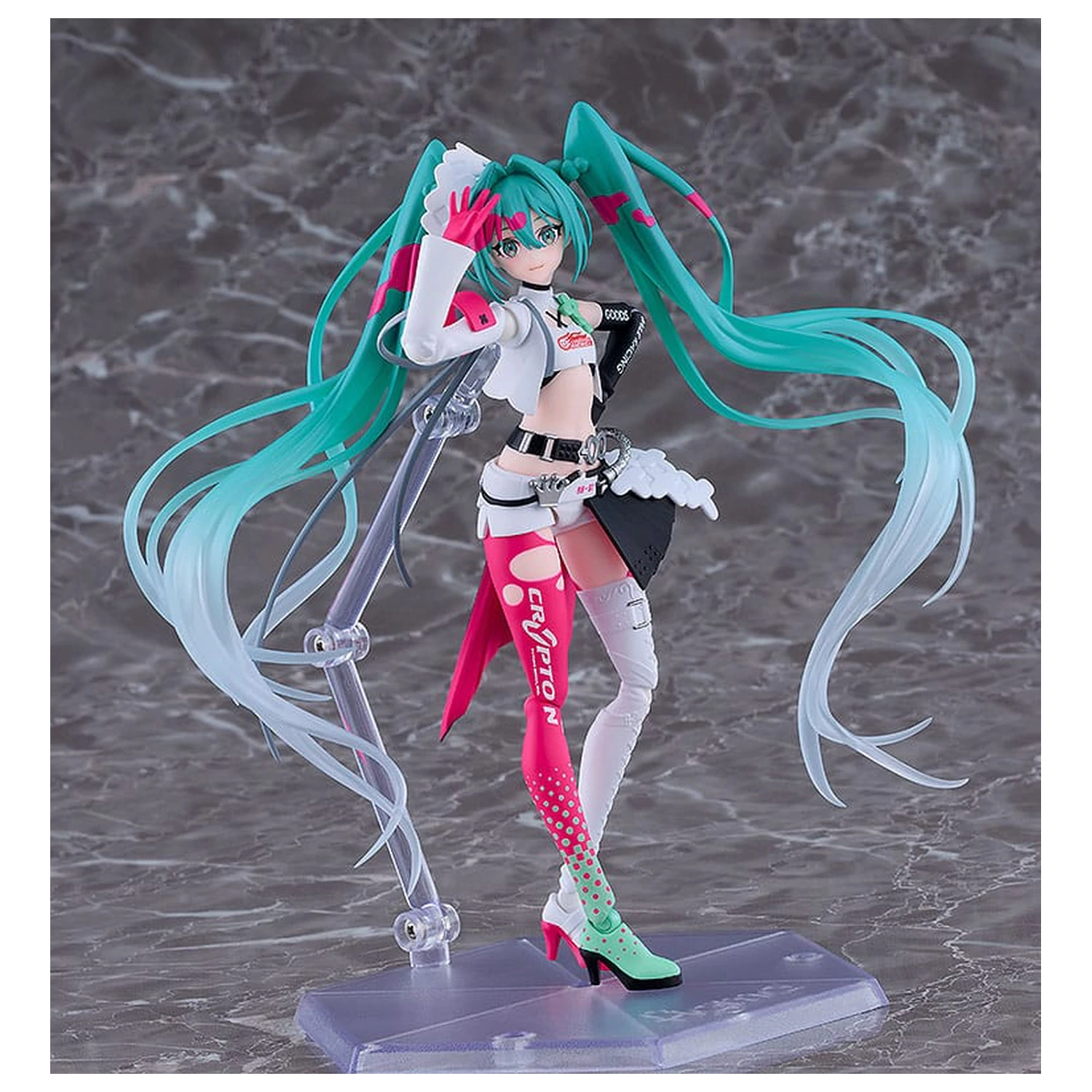 Hatsune Miku GT Project Figma akcijska figura Racing Miku 2025 Ver. 16 cm fotografija izdelka