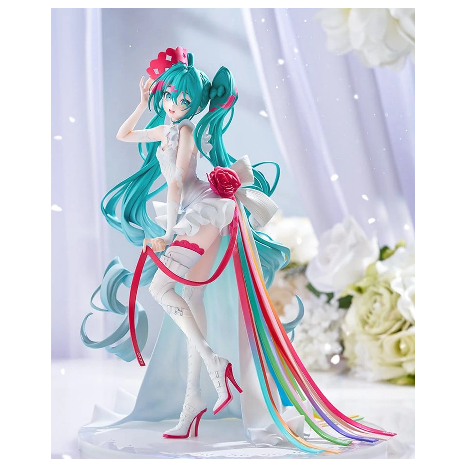 Hatsune Miku GT Project G.S. Collection PVC figura 1/7 Racing Miku 15th "Rhapsody" 2010-2025 27 cm fotografija izdelka