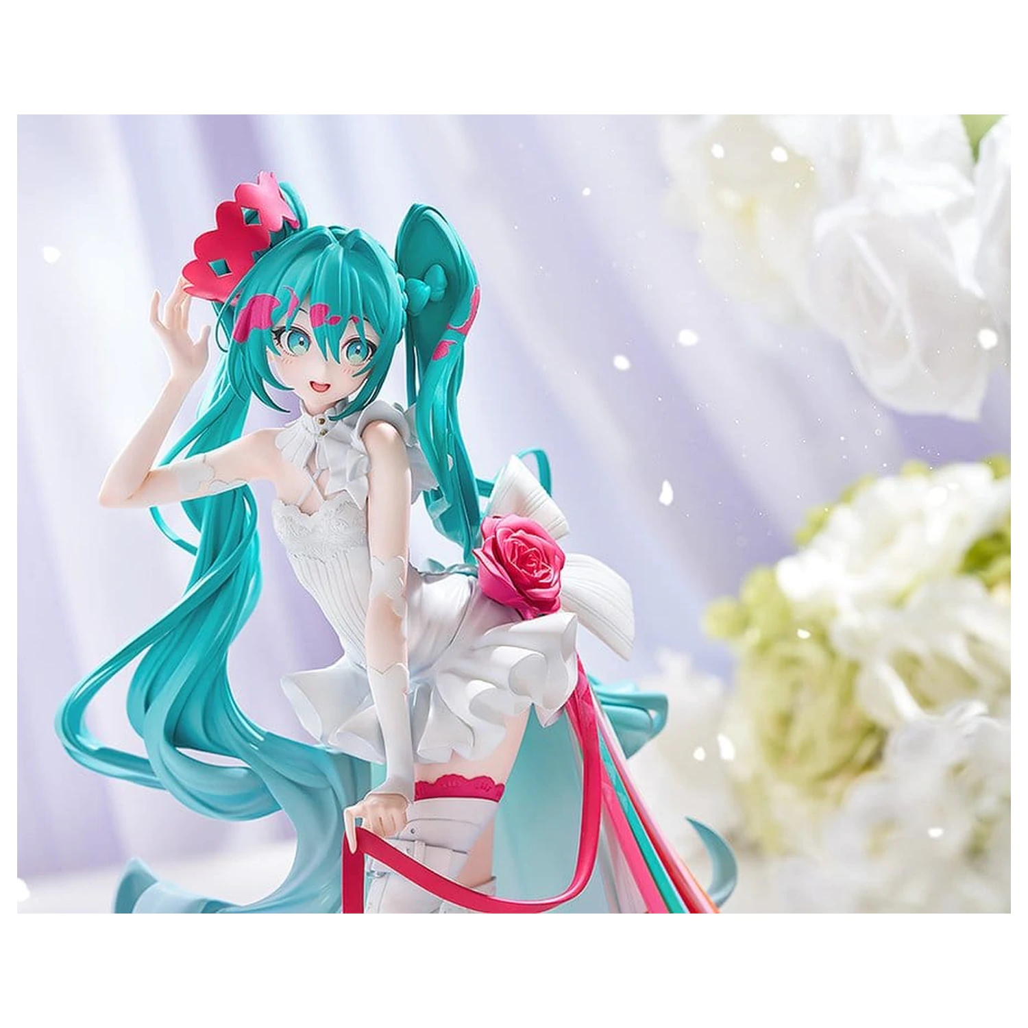 Hatsune Miku GT Project G.S. Collection PVC figura 1/7 Racing Miku 15th "Rhapsody" 2010-2025 27 cm fotografija izdelka