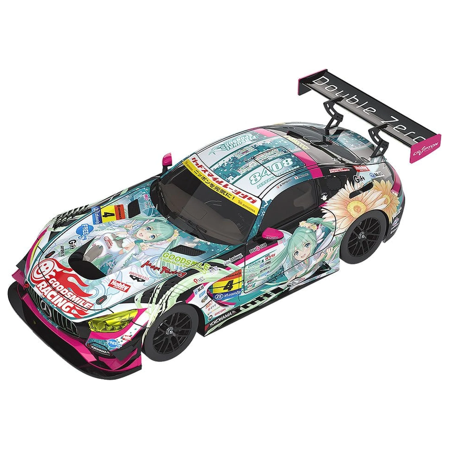 Hatsune Miku GT Project Vozilo 1/18 Good Smile Hatsune Miku AMG 2017 SUPER GT Ver. 26 cm fotografija izdelka