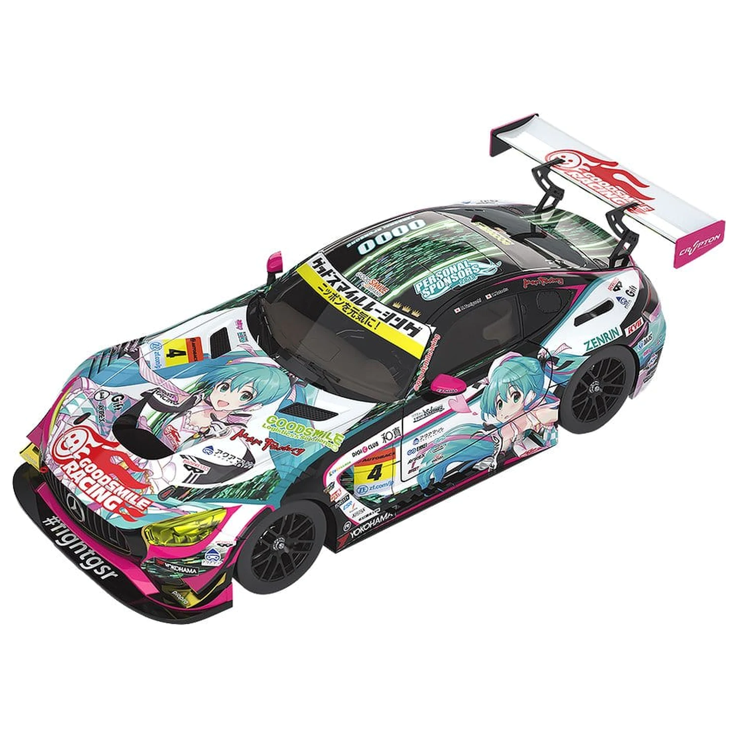Hatsune Miku GT Project Vozilo 1/43 Good Smile Hatsune Miku AMG 2019 Ver. 11 cm fotografija izdelka