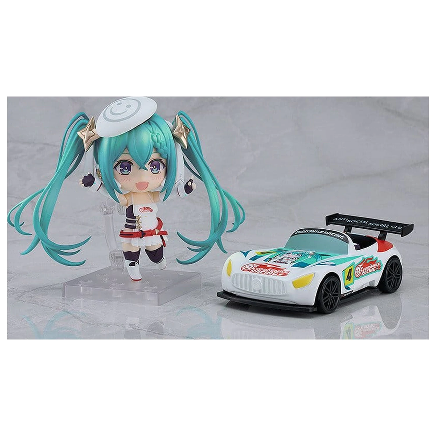 Hatsune Miku GT Project Nendoroid Akcijska figura Racing Miku: 2023 Ver. 10 cm fotografija izdelka