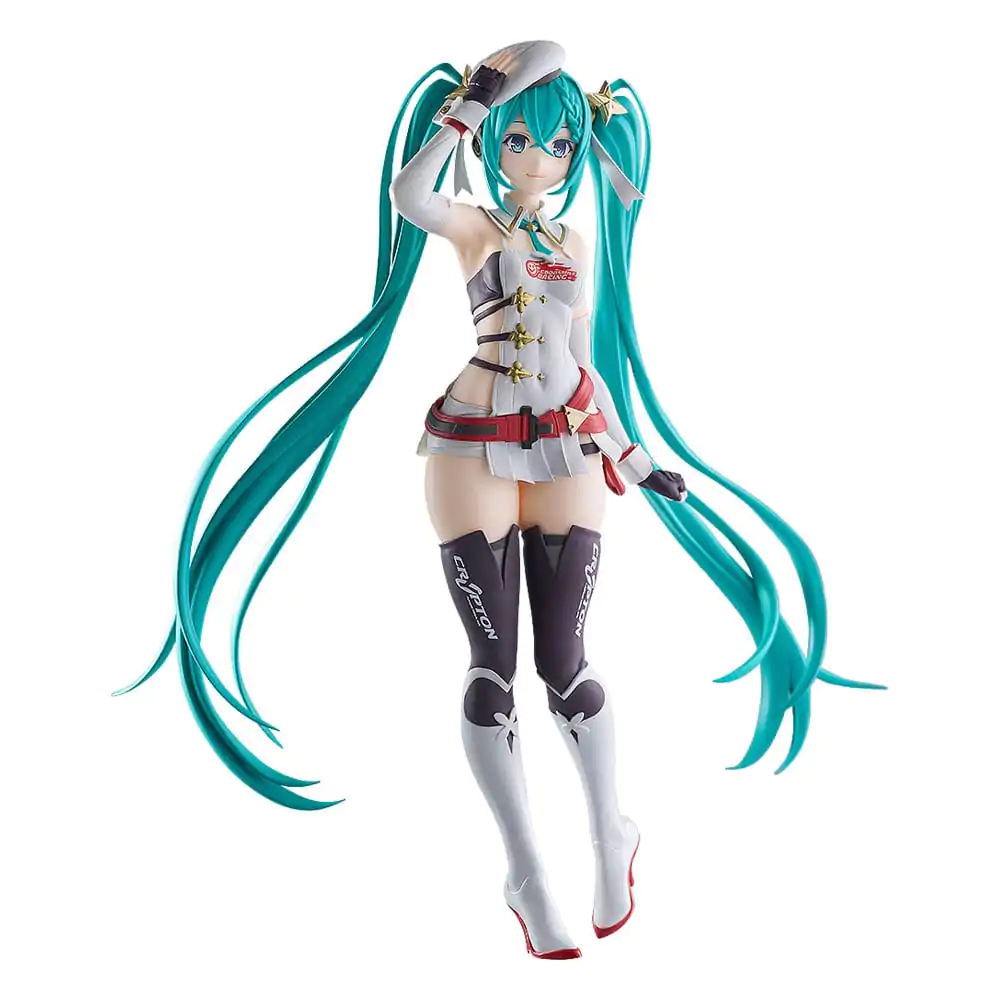 Hatsune Miku GT Project Pop Up Parade PVC kip Racing Miku 2023 Ver. 17 cm fotografija izdelka