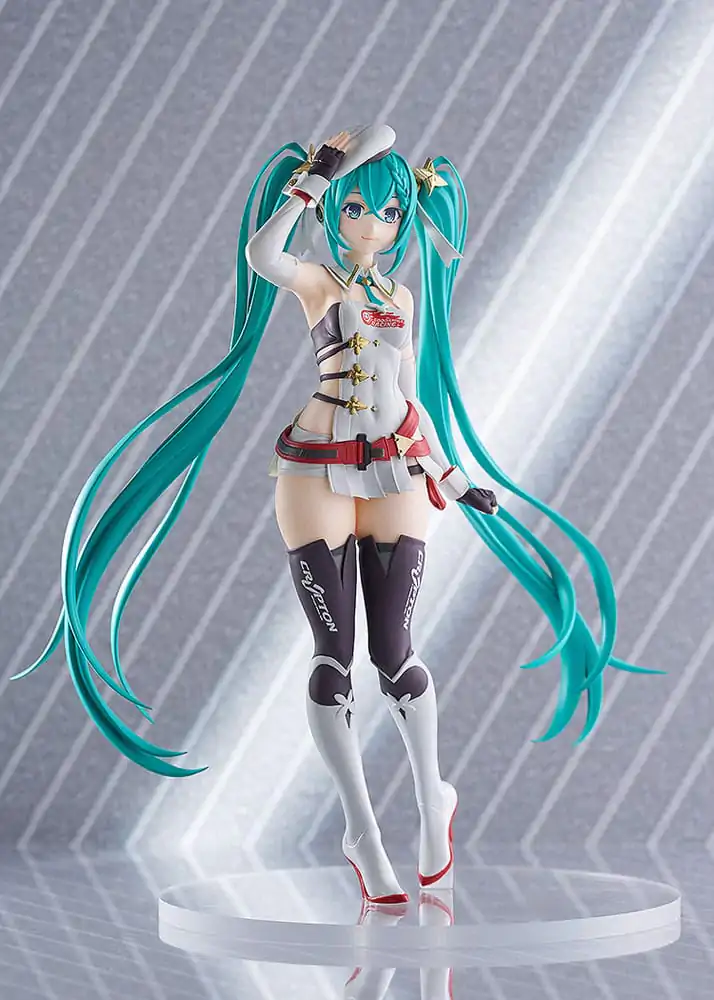 Hatsune Miku GT Project Pop Up Parade PVC kip Racing Miku 2023 Ver. 17 cm fotografija izdelka