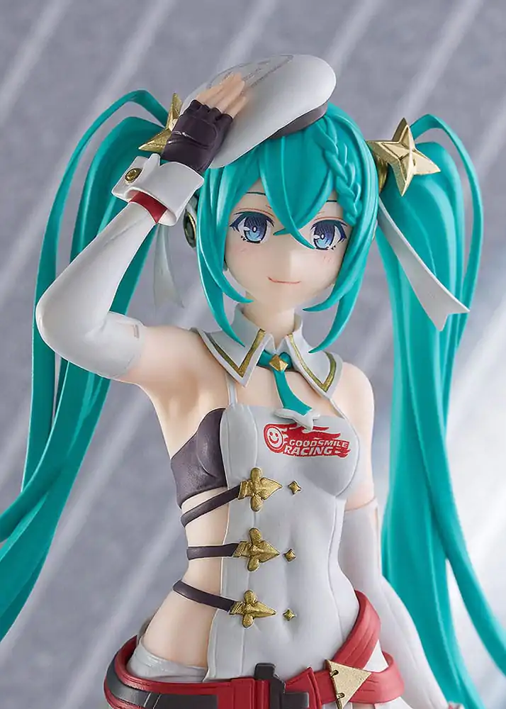 Hatsune Miku GT Project Pop Up Parade PVC kip Racing Miku 2023 Ver. 17 cm fotografija izdelka