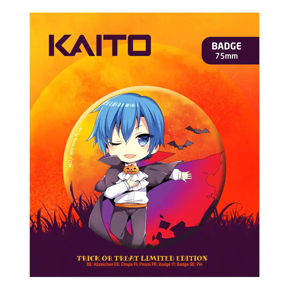 Hatsune Miku Pin Značka Halloween Limited Edition Kaito fotografija izdelka