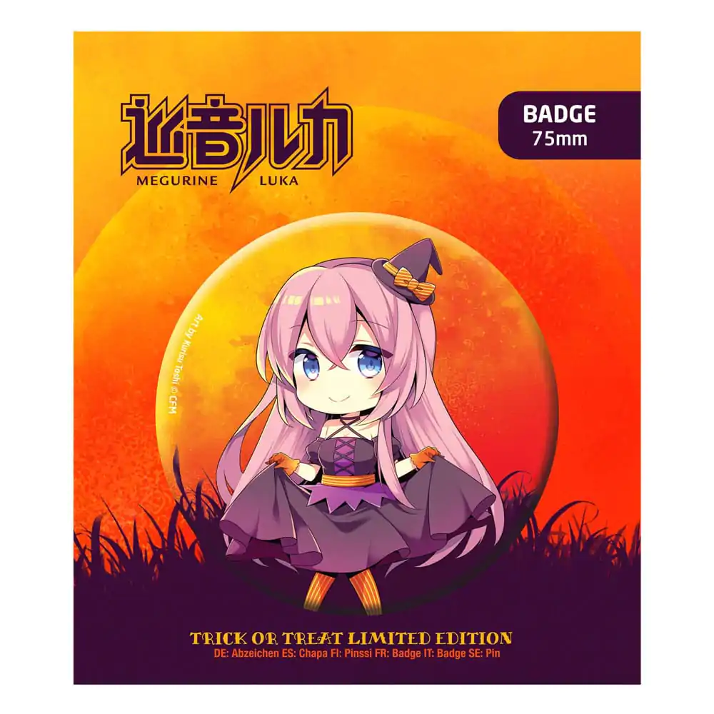 Hatsune Miku Pin Značka Halloween Limited Edition Megurine Luka fotografija izdelka