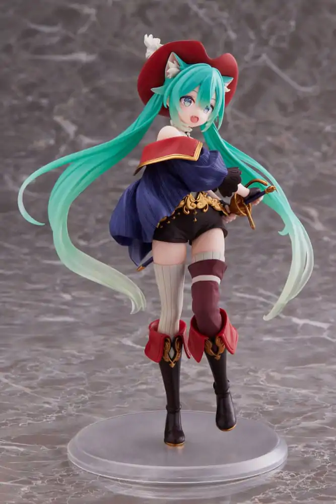 Hatsune Miku PVC kip Hatsune Miku Wonderland Puss in Boots 18 cm fotografija izdelka