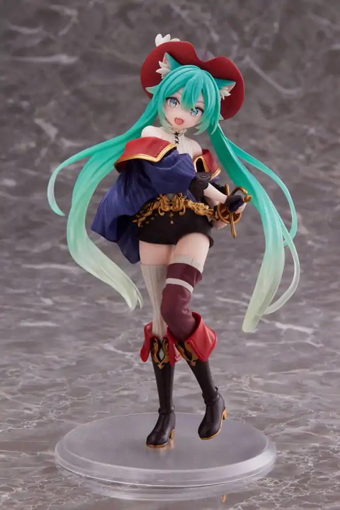 Hatsune Miku PVC kip Hatsune Miku Wonderland Puss in Boots 18 cm fotografija izdelka