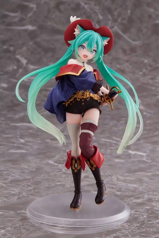 Hatsune Miku PVC kip Hatsune Miku Wonderland Puss in Boots 18 cm fotografija izdelka
