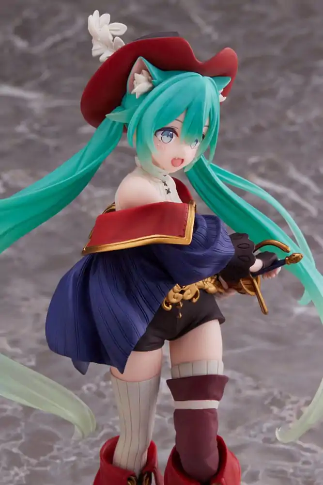Hatsune Miku PVC kip Hatsune Miku Wonderland Puss in Boots 18 cm fotografija izdelka