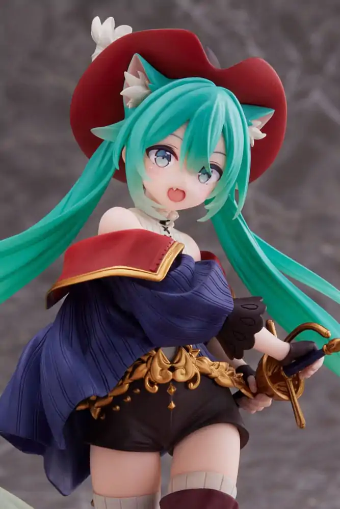 Hatsune Miku PVC kip Hatsune Miku Wonderland Puss in Boots 18 cm fotografija izdelka