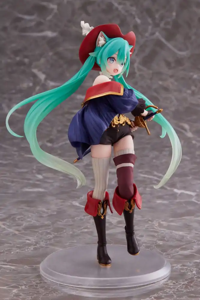 Hatsune Miku PVC kip Hatsune Miku Wonderland Puss in Boots 18 cm fotografija izdelka