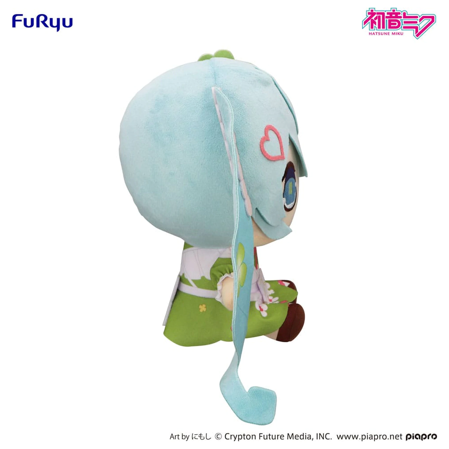 Hatsune Miku Kyurumaru Velika plišasta figura Clover 26 cm fotografija izdelka