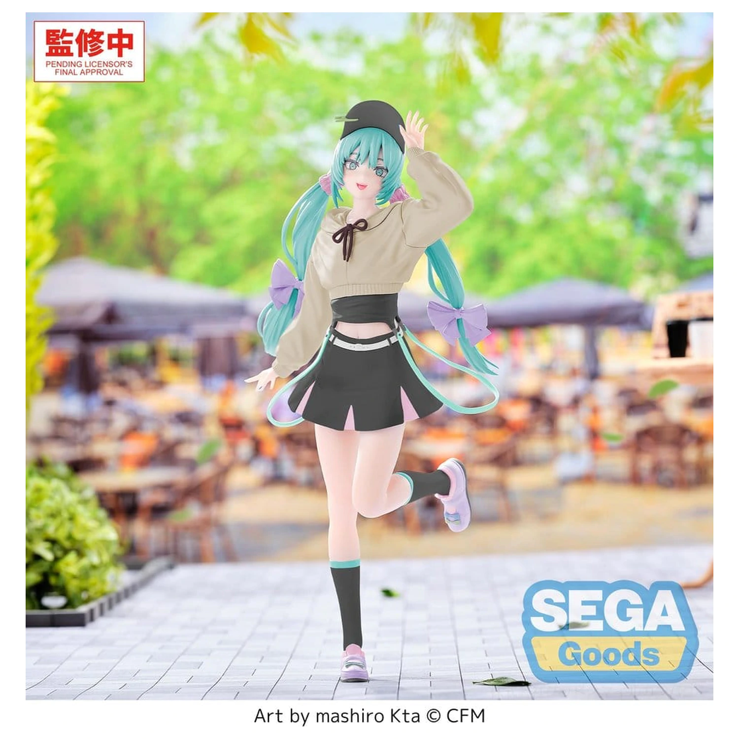 Hatsune Miku Luminasta PVC figura Hatsune Miku Conceptual Series Vol.2 Stroll Ver. 21 cm fotografija izdelka