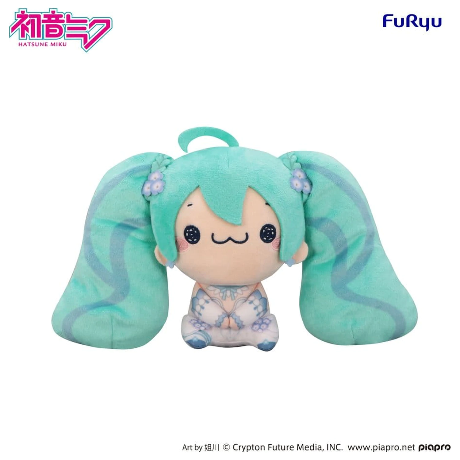Hatsune Miku Mochipico Plišasta figura Nemophila A 15 cm fotografija izdelka