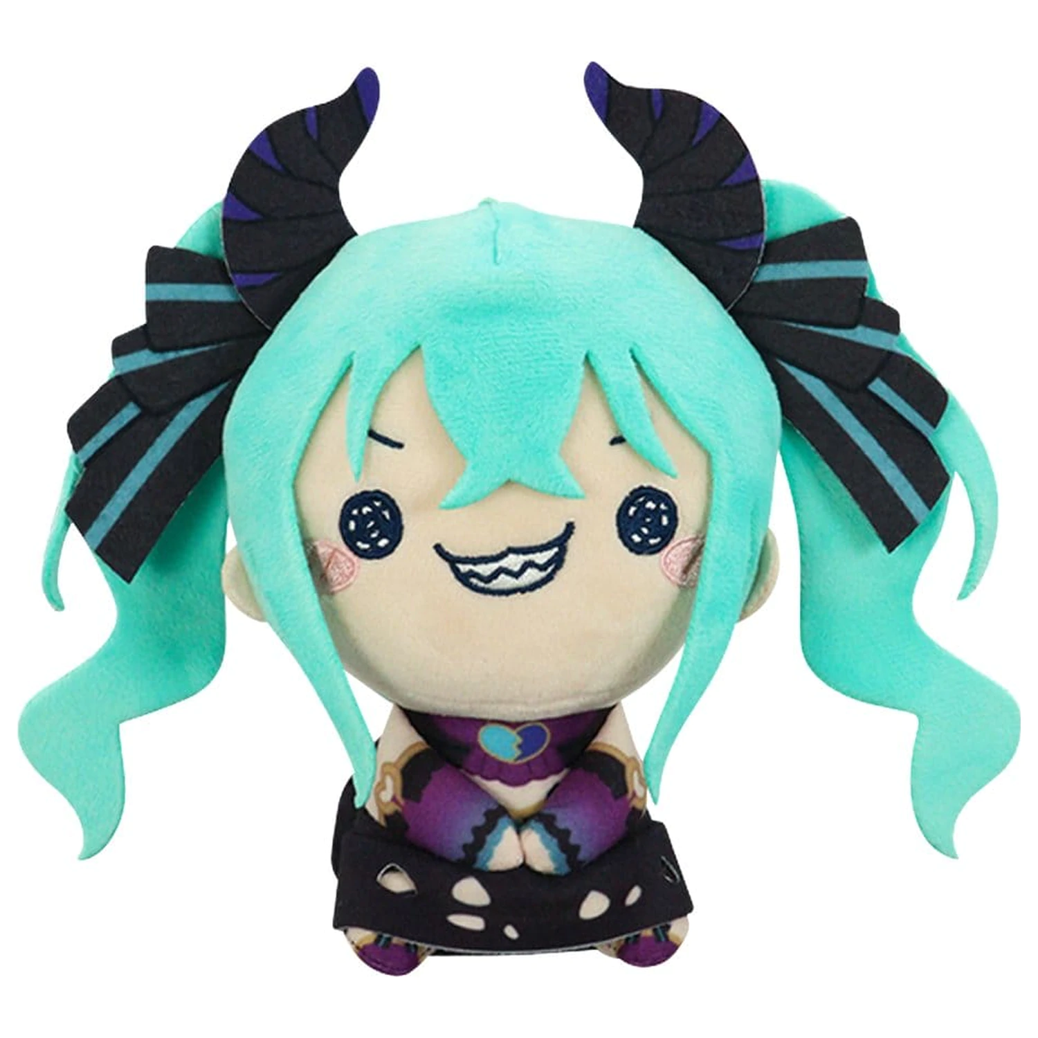 Hatsune Miku Mochipico Plišasta figura Villain A 16 cm fotografija izdelka