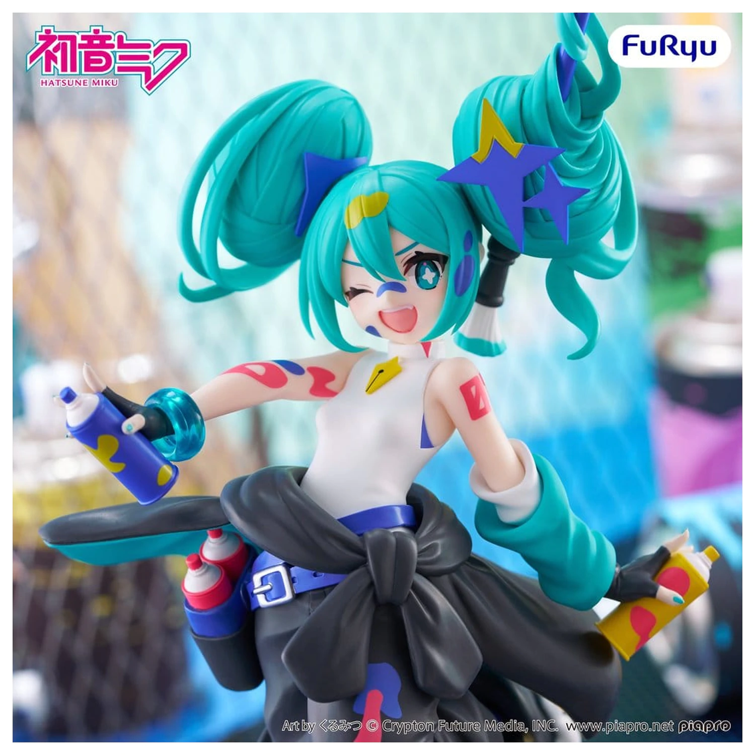 Hatsune Miku Muchute PVC kip Paint Girl Another Color Ver. 23 cm fotografija izdelka